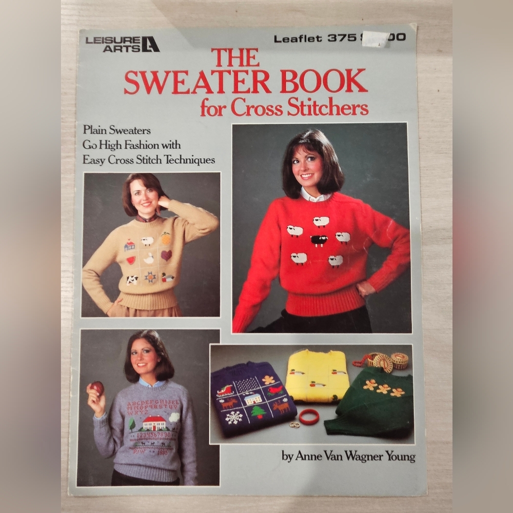 The Sweater Book For Cross Stitchers Leaflet 375